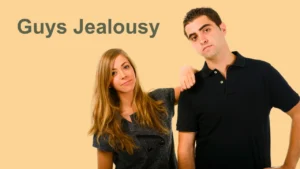 one boy and girl in this image to show guys jealous